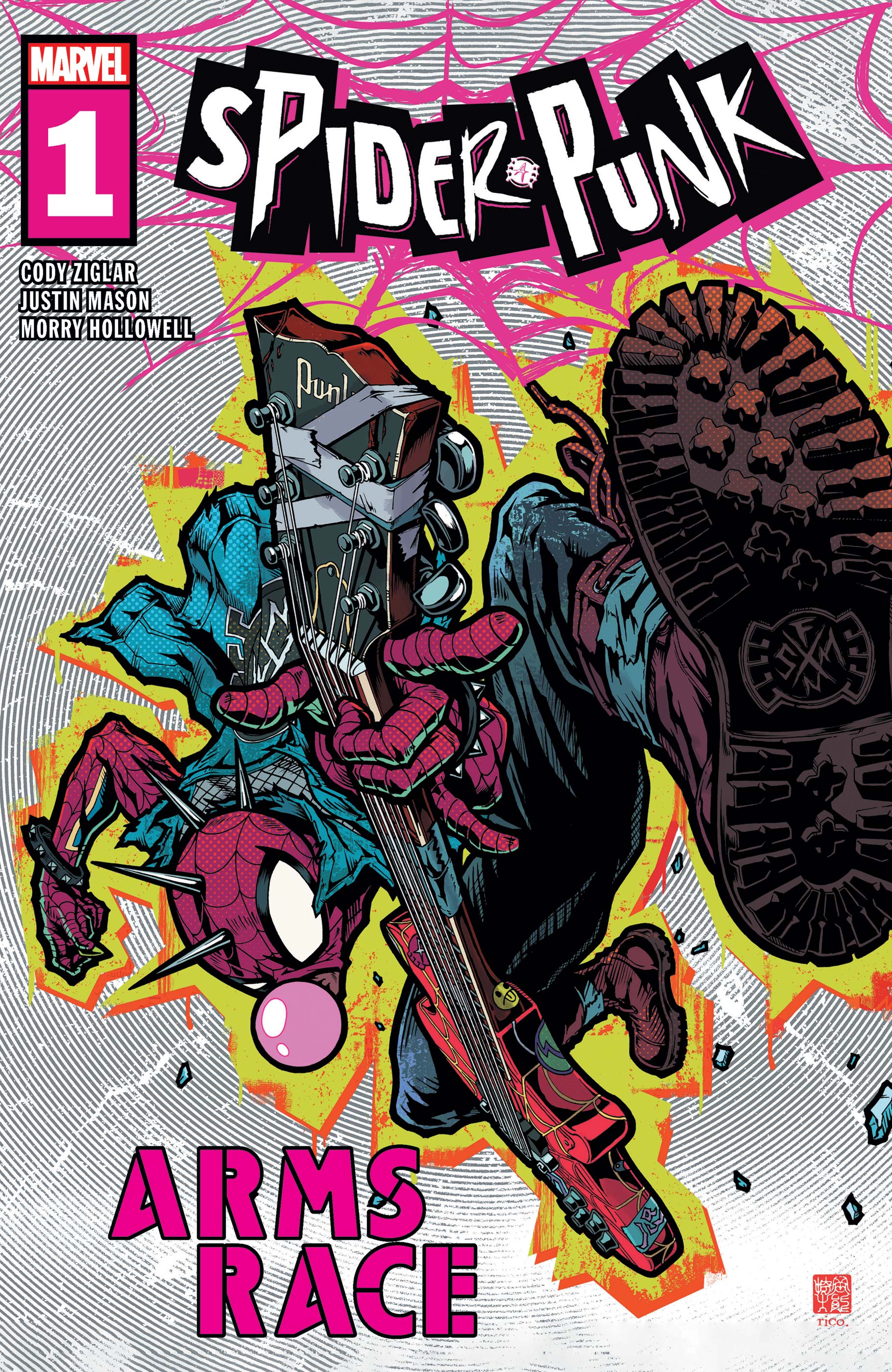 Spider Punk Comics Art